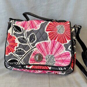 Vera Bradley Cherry Blossoms Turnlock Crossbody